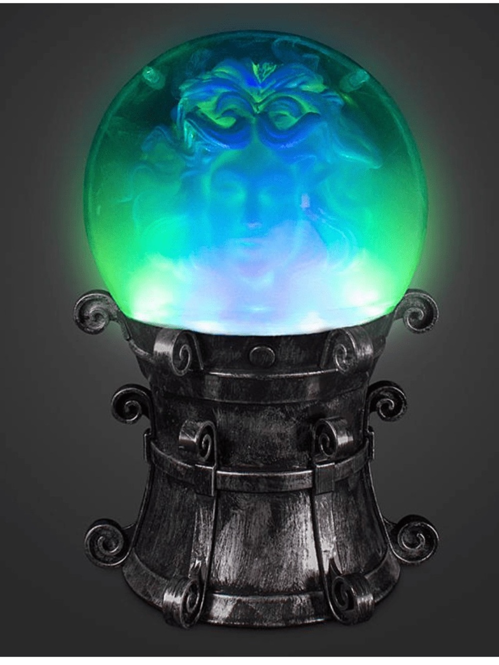 Disney Madame Leota Mystic Crystal Ball Haunted Mansion Decor Light Up Figure
